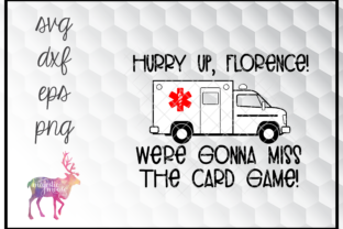 Funny Nurse Playing Cards Ambulance Design Review