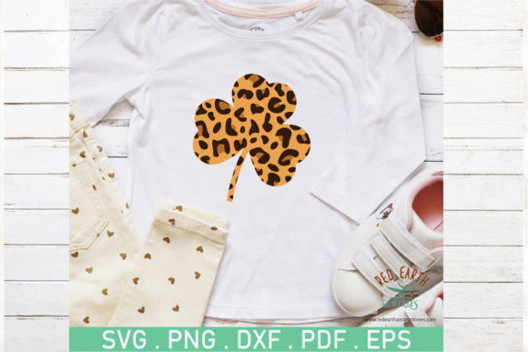 St Patricks Leopard Print Shamrock Review